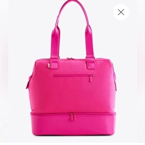 NWT Beis x Barbie pink mini weekender. Limited Edition